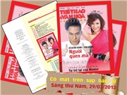 Bóng đá anh, ngoại hạng anh, lịch thi đấu euro 2012, Đón đọc TT&VH Cuối tuần số 13 ra ngày 29/3/2012